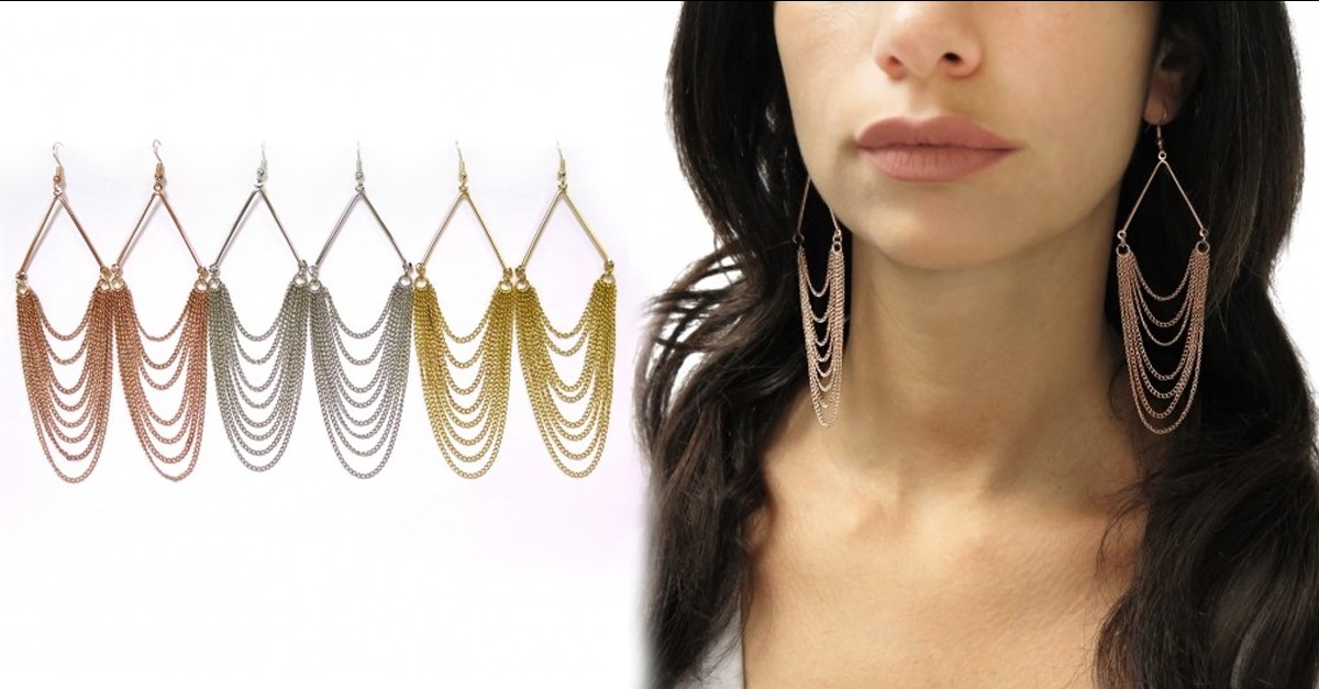 Chain Drop Earrings 3 Finishes