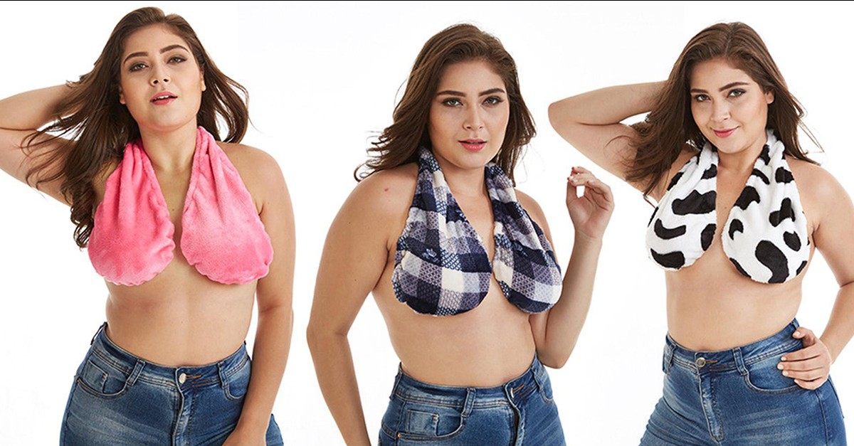 Hands Free Bra Bath Towel 4 Colors