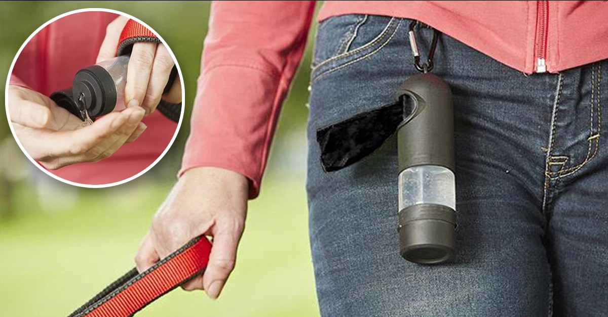 Poop Bag Dispenser & Hand Sanitizer Pod