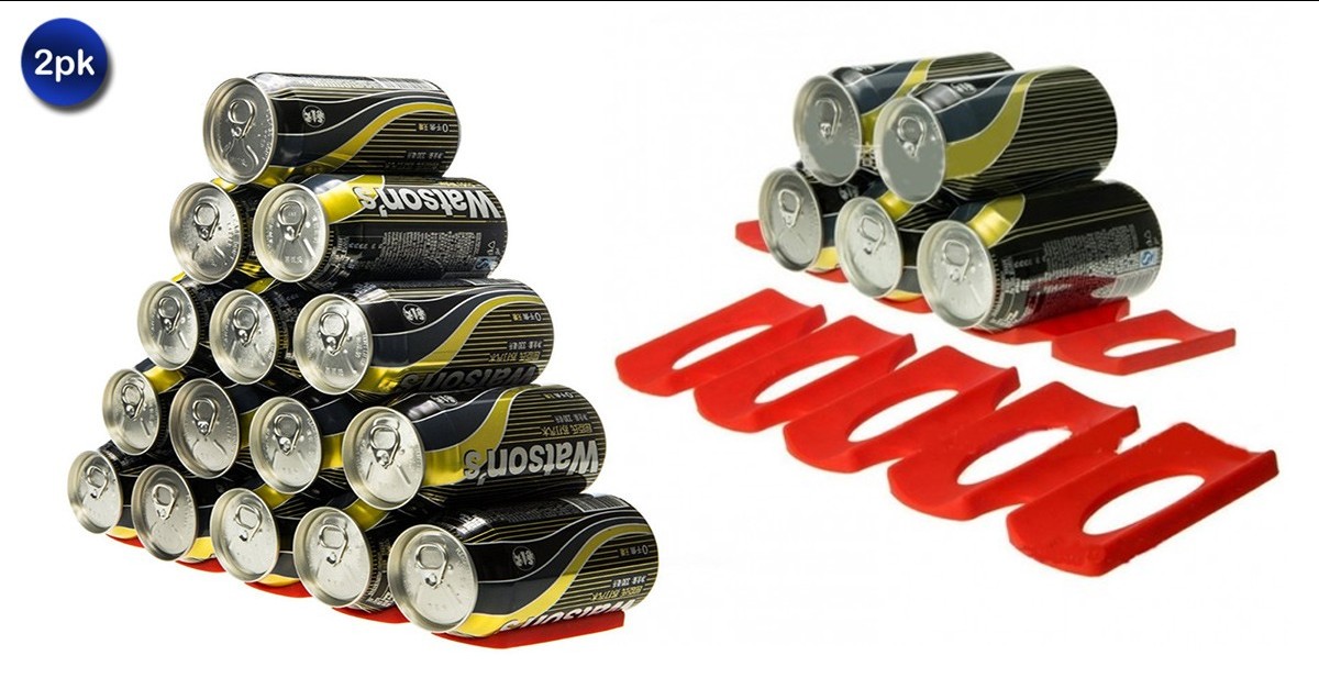 2 Pack Silicone Tin Can Storage Mat