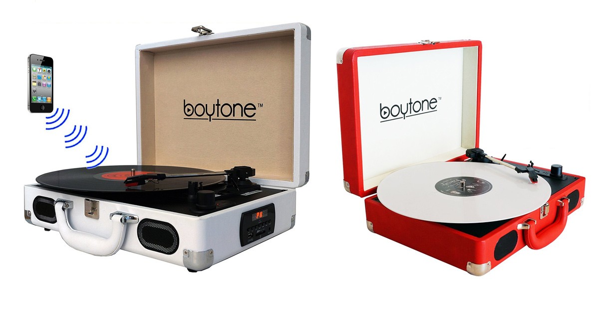 Turntable Briefcase Bluetooth Turntable Briefcase Record Player - 5 Colors