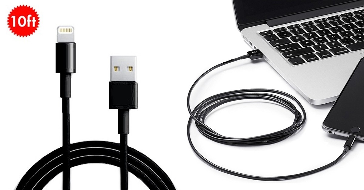 10 Ft MFi Certified Lightning Cable