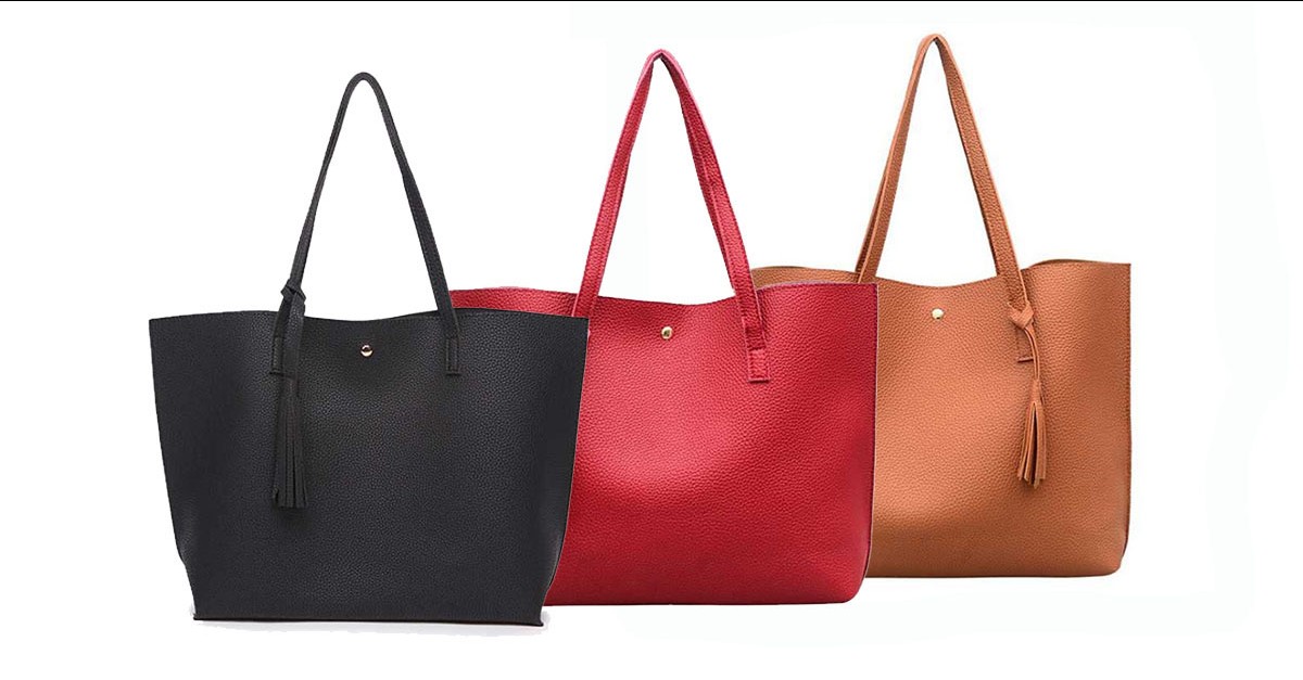 SoCal HighQuality Women's Trendy Tote Bag 8 Colors