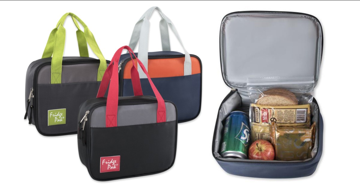 Fridge Pack Two Tone Lunch Bags 3 Styles