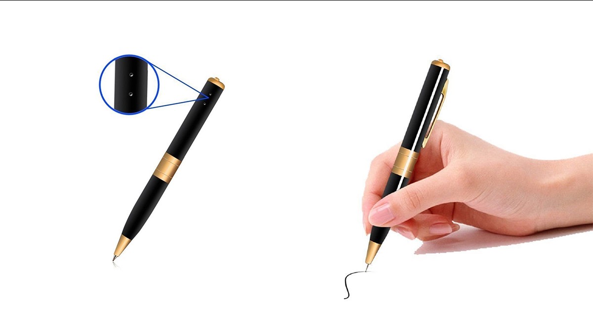 SoundRecording Spy Pen with Hidden HD Surveillance Camera