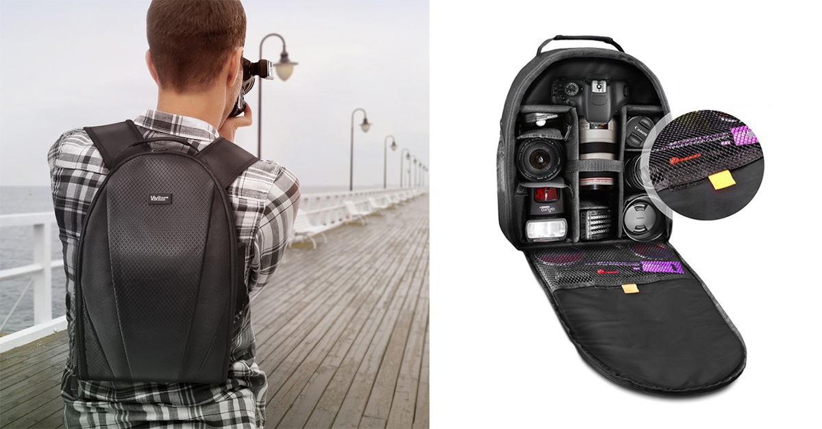 Vivitar Camera Backpack for DSLR Camera and Accessories