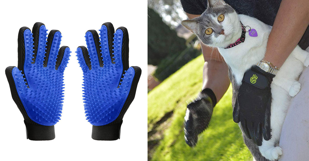 Picture of Pet Grooming and Deshedding Gloves - 2 Colors
