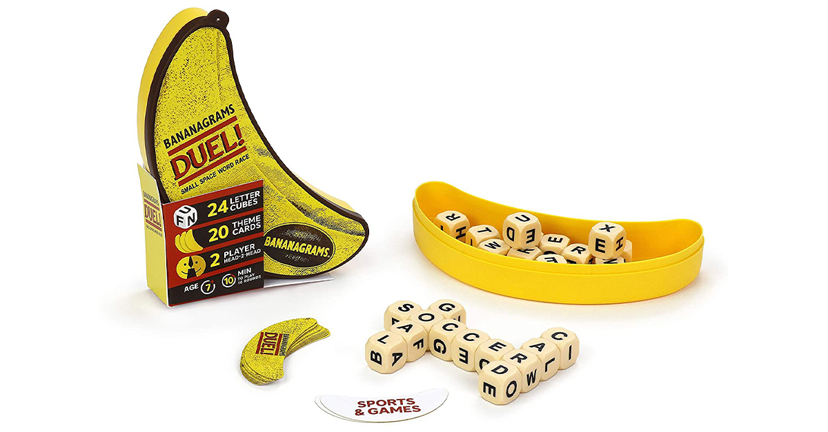 Bananagrams Duel Ultimate 2 Player Travel Game