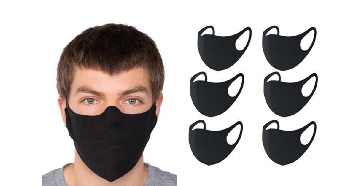 Multipack Reusable Fabric Face Masks 4 Options
