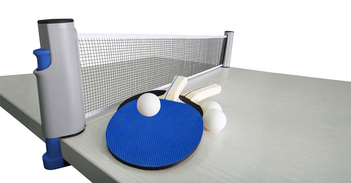 7 Piece Retractable Table Tennis Set