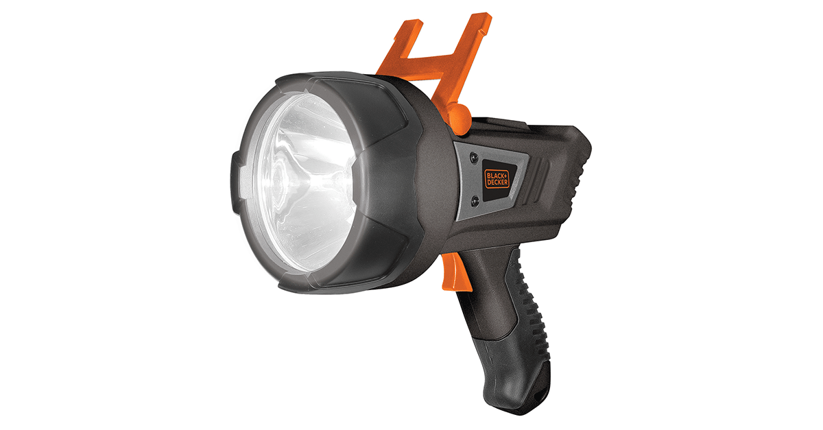 Black + Decker 500 Lumen LED Rechargeable Spotlight