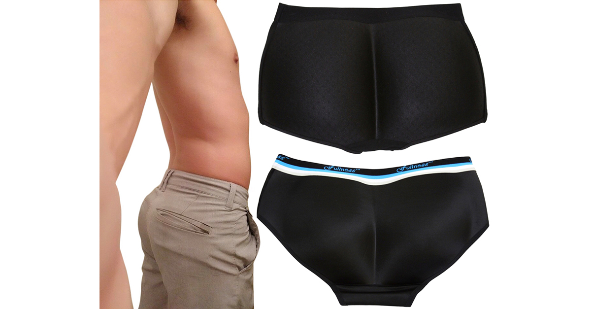 Men's Extra Padded Backside Enhancing Underwear - 2 Options