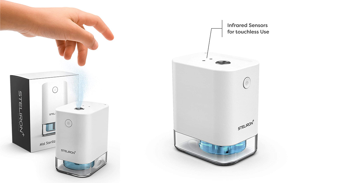 Automatic Mist Hand Sanitizer with Infrared Sensors