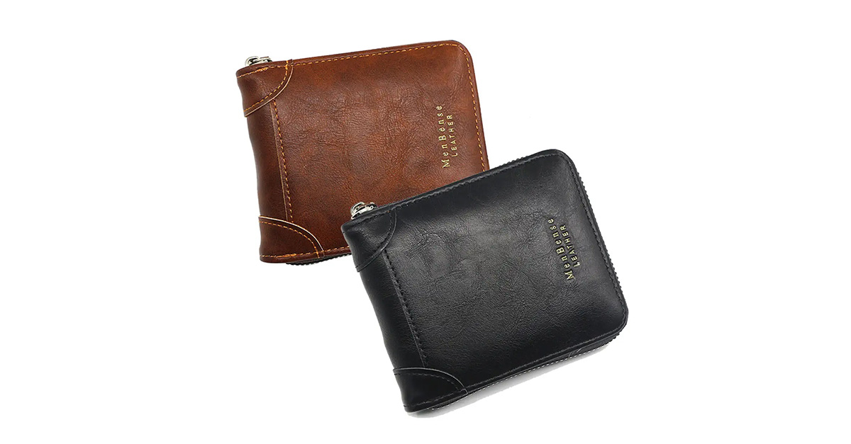 Rfid Blocking Leather Wallet