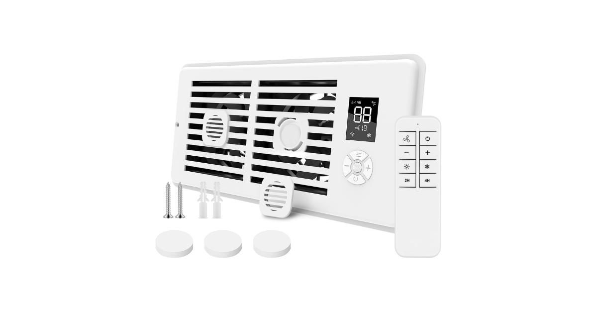 Update Ac Register Smart AC Register Vent Booster Fan System