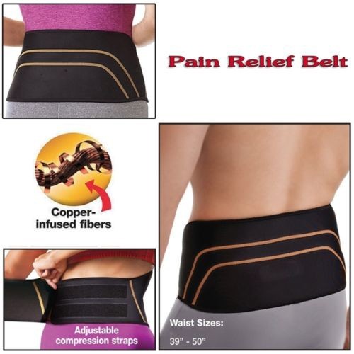 Copper Fit Back Pro Compression Lower Back Support Belt