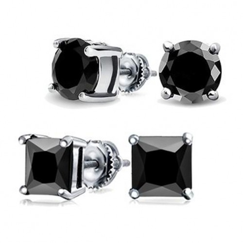 X Ring With Cubic Zirconia Stone - 3 Styles