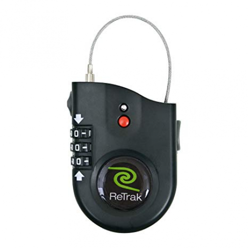 ReTrak Retractable Cable Lock with Alarm