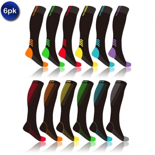 3 Pack Fun and Novelty Compression Socks 7 Styles