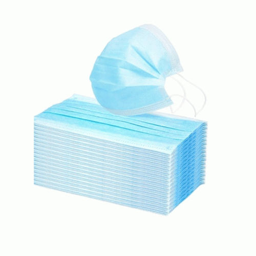 Disposable 3Ply NonMedical Face Masks with Elastic Earloops