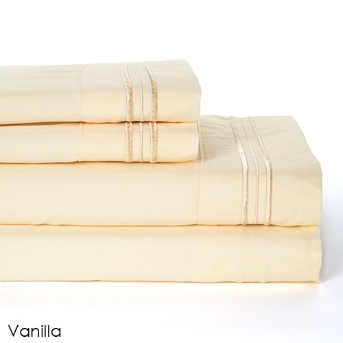 4 Piece Set Ultra Soft Egyptian Comfort Deep Pocket Brushed 1800