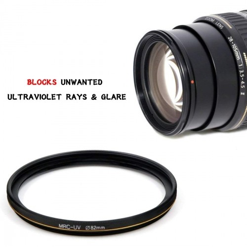 Filtro UV singolo per fotocamera DSLR macro