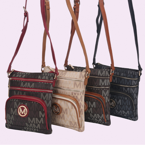 Trendy Zip Crossbody Bag 5 Styles