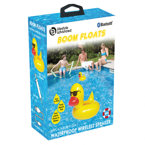 Boom Floats - Inflatable float with Bluetooth Speakers - 5 Options