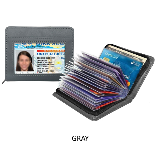 RFIDBlocking Slim Vegan Leather Wallet 6 Options